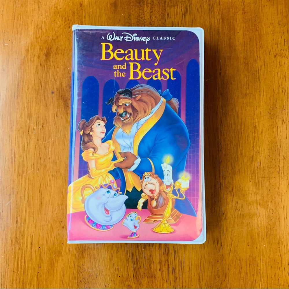 Vintage Beauty and the Beast Disney Black Diamond VHS Tape